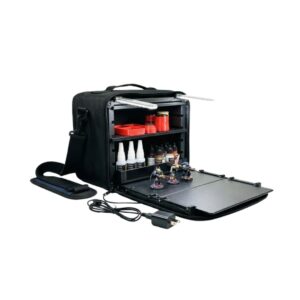A-Case Victory 2.0 configured as a portable miniature painting station